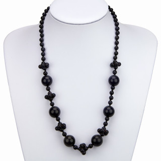 Special price: necklace blue sandstone, 60cm