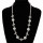 Special price: necklace agate white, 60cm