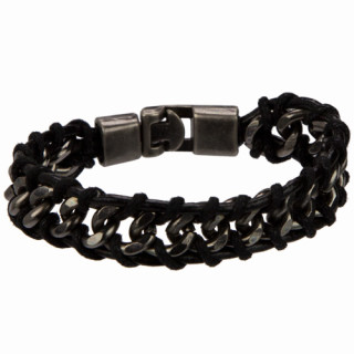 Modisches Armband, Schwarz