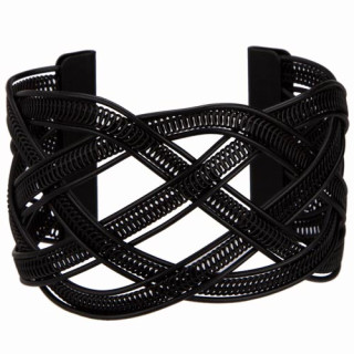 Armreifen, 45mm, Schwarz matt