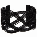 Armreifen, 45mm, Schwarz matt