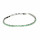Modisches Stretcharmband, Silber-Mint