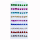 Set: 36 Paar Ohrpins, Mix, 8mm
