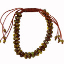 Special price: Bracelet agate green-brown