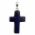 Pendant cross, lapis lazuli