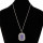 Exclusive necklace with pendant, amethyst