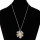 Exclusive necklace with pendant, citrine