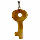 Pendant key, red agate