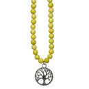 necklace Phoenix Jade, 45cm, tree of life