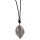 Lange Modekette mit Anhänger Blatt, 75cm