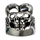 Ring for biker from stainless steel, Size 21 Size 22