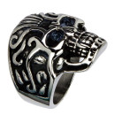 Ring for biker from stainless steel, Size 20 Size 21