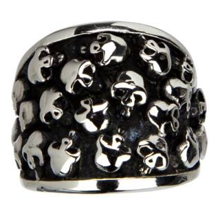 Ring for biker from stainless steel, Size 20 Size 21