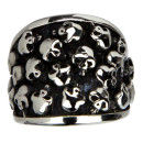 Ring for biker from stainless steel, Size 20 Size 21