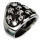 Ring for biker from stainless steel, Size 20 Size 21