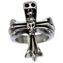 Ring for biker from stainless steel, Size 20 Size 23