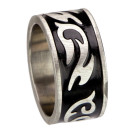 Ring for biker from stainless steel, Size 21
