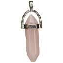 Pendant pendulum, 40x8mm, rose quartz