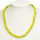 Halskette Kugel Lemon Jade, 8mm