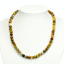 necklace ball crazy agate, 8mm