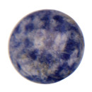 Cabochon, Weißer Sodalith, 18mm