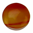 Cabochon, red agate, 12mm