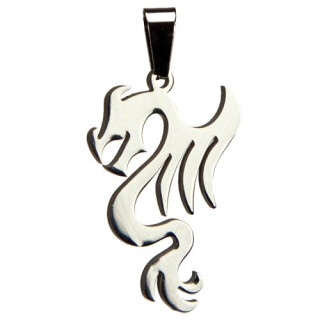 Stainless steel pendant, silver - only 10pcs left!