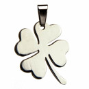 Stainless steel pendant, silver