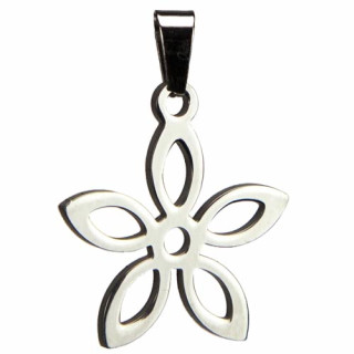 Stainless steel pendant, silver