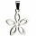 Stainless steel pendant, silver