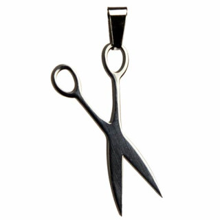 Stainless steel pendant, silver