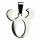 Stainless steel pendant, silver