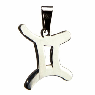 Stainless steel pendant, silver