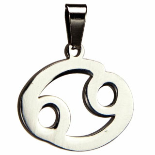 Stainless steel pendant, silver