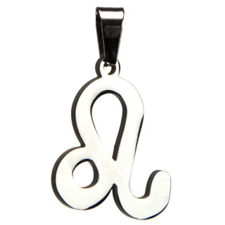 Stainless steel pendant, silver
