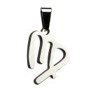 Stainless steel pendant, silver