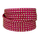 Bracelet PU, 40x2,2cm, pink