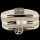 Modisches Armband PU, 20x2cm, Weiß