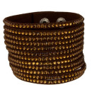 Bracelet PU, 22x5cm, brown