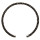 Necklace, black-silver