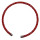 Necklace, red