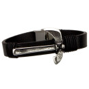 Bracelet Leather with Stainless Steel