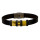Armband Kunstleder mit Edelstahl
