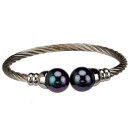 Bangle Stainless Steel with Shell