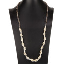 Long shell necklace, 86cm