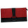 Kleine Handtasche/Clutch, Schwarz-Rot