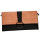 Small handbag/clutch, black-apricot