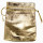 100 Schmuckbeutel, 9x7cm, Gold