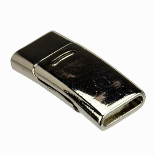 Magnetverschluss, 10x4,5mm, Silber