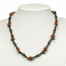 Magnetic chain gold flow